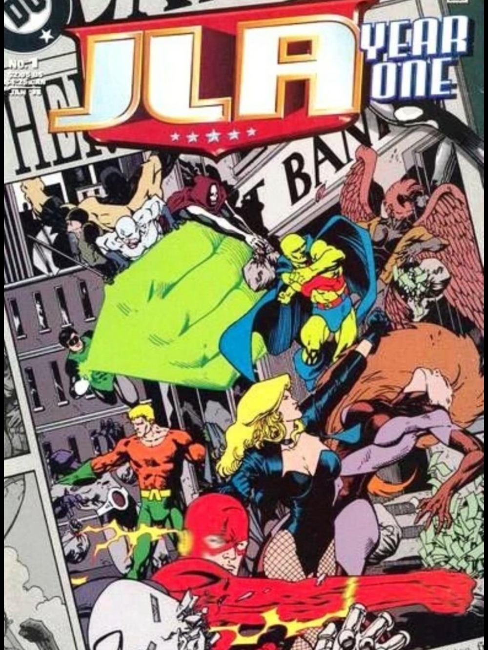 DC Comics JLA: Year One #1 (1998) Dollar Comics Reprint